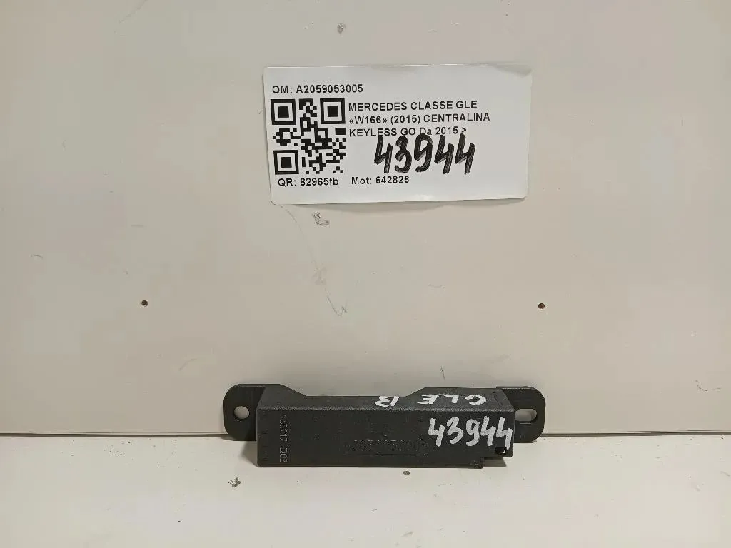 Centralina Keyless GO A2059053005 Mercedes Classe GLE W166 2015