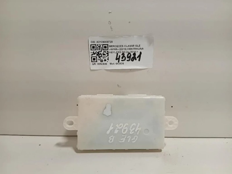 Centralina Keyless GO A2129009729 Mercedes Classe GLE W166 2015