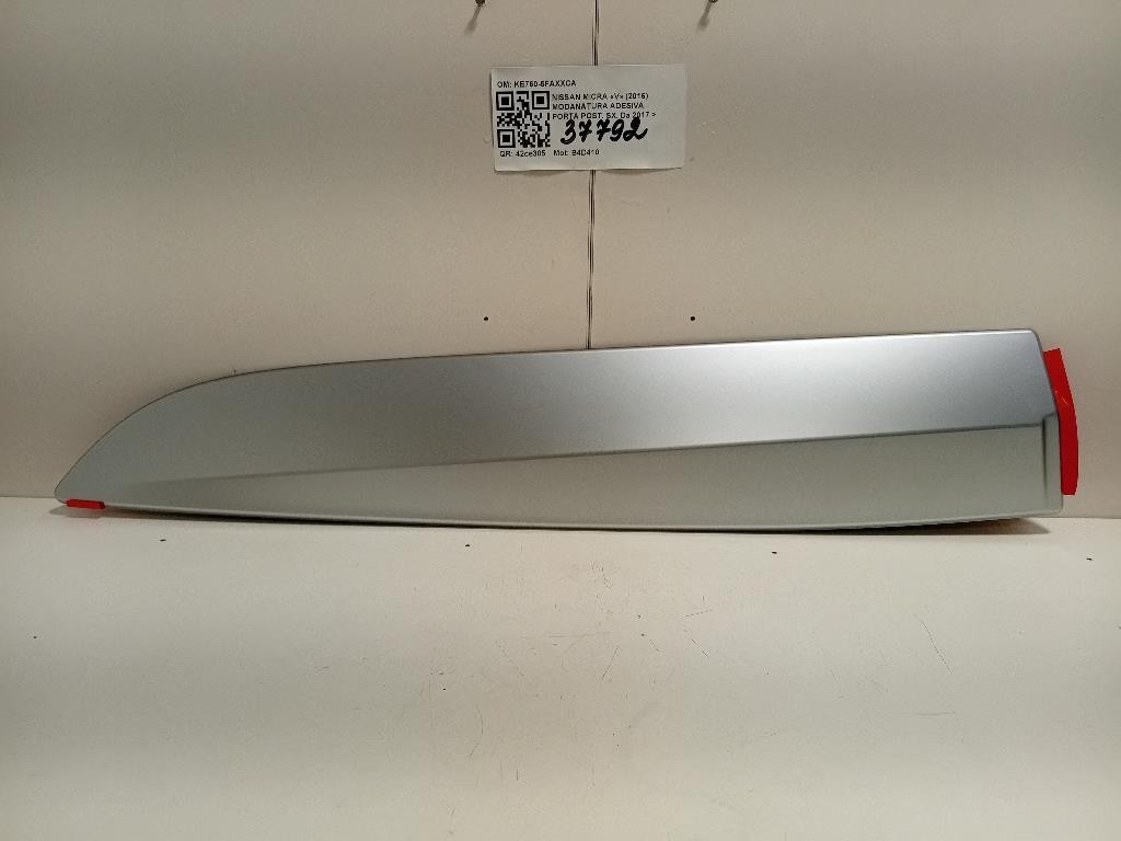 Modanatura Adesiva Porta POST SX KE760-5FAXXCA Nissan Micra V 2016
