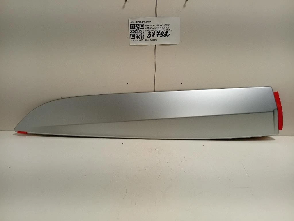 Modanatura Adesiva Porta POST SX KE760-5FAXXCA Nissan Micra V 2016