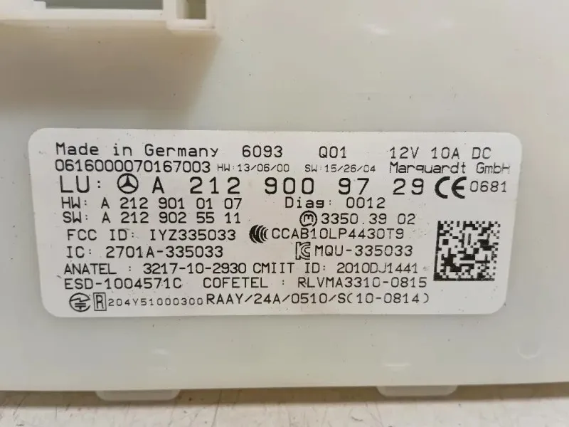 Centralina Keyless GO A2129009729 Mercedes Classe GLE W166 2015