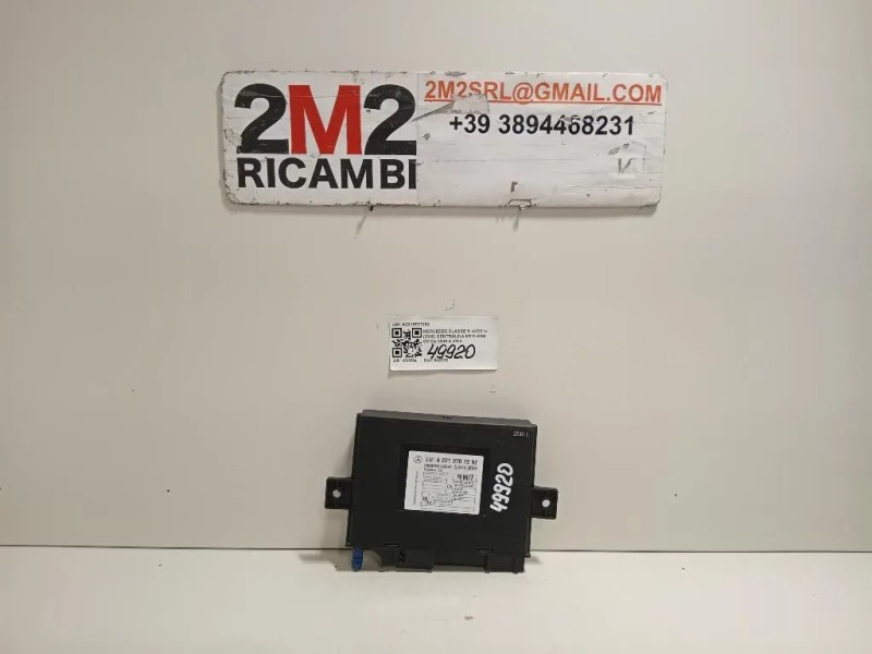 Centralina Keyless GO A2218707292 Mercedes Classe S W221 2006