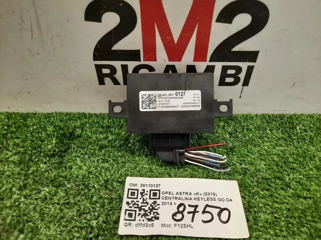 Centralina Keyless GO 39110127 Opel Astra K 2019
