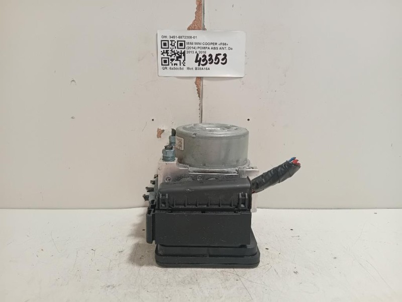 Pompa ABS ANT 3451-6872308-01 Mini MINI Cooper F56 2014