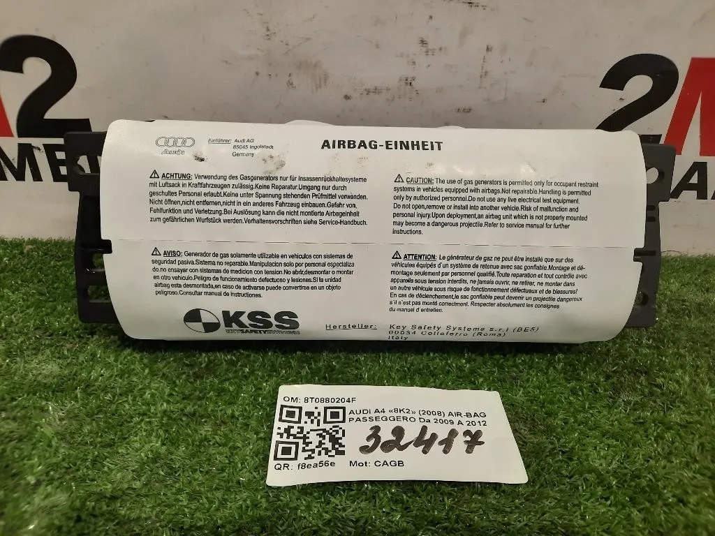 Air-bag Passeggero 8T0880204F Audi A4 8K2 2008
