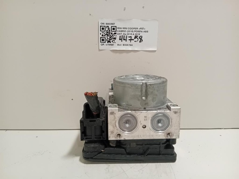 Pompa ABS ANT 6882557 Mini MINI Cooper F57 Cabrio 2015