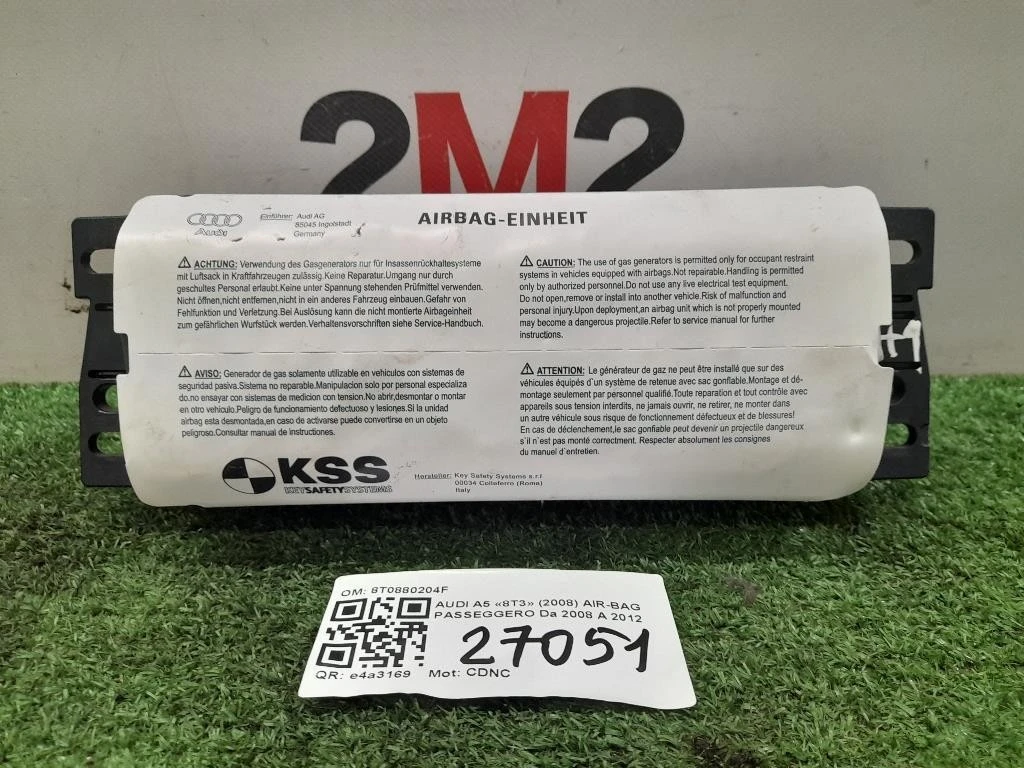 Air-bag Passeggero 8T0880204F Audi A5 8T3 2008