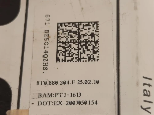 Air-bag Passeggero 8T0 880 204F Audi A5 8TA Sportback 2012