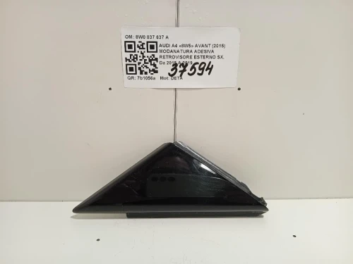 Modanatura Adesiva Retrovisore Esterno SX 8W0 837 637 A Audi A4 8W5 Avant 2015