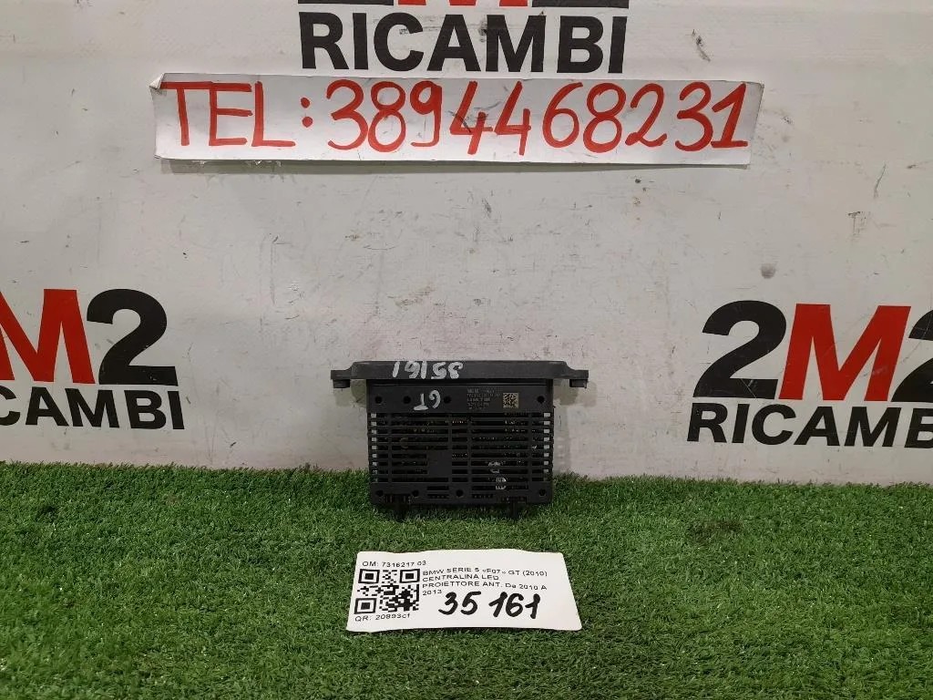 Centralina LED Proiettore ANT 7316217 03 Bmw Serie 5 F07 GT 2010