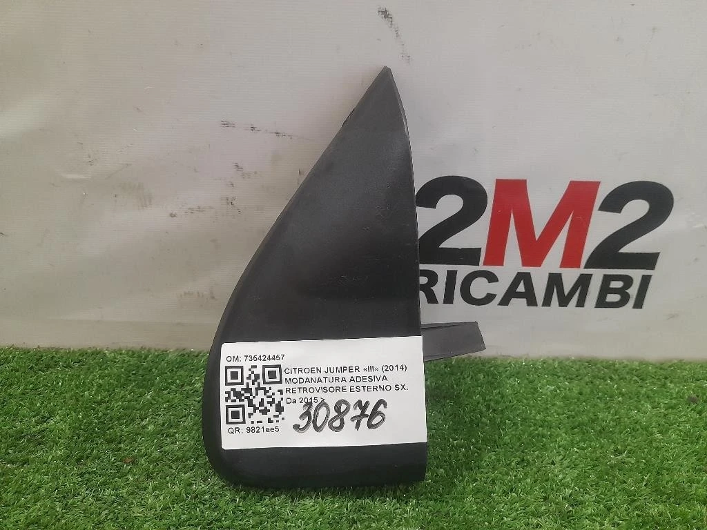 Modanatura Adesiva Retrovisore Esterno SX 735424457 Citroen Jumper III 2014