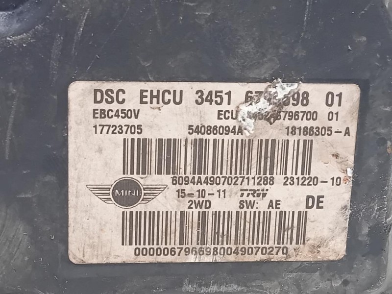 Pompa ABS ANT 17723705 Mini MINI Cooper R56 2007