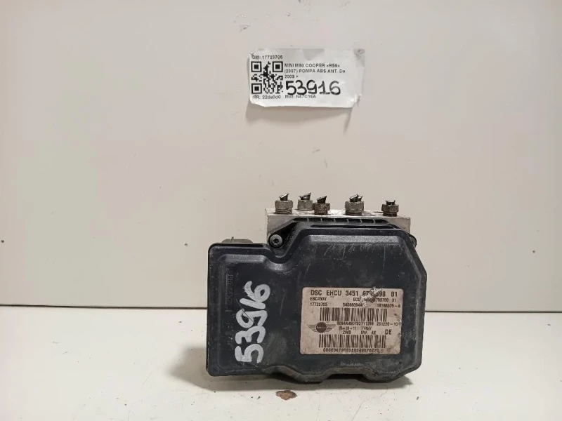 Pompa ABS ANT 17723705 Mini MINI Cooper R56 2007