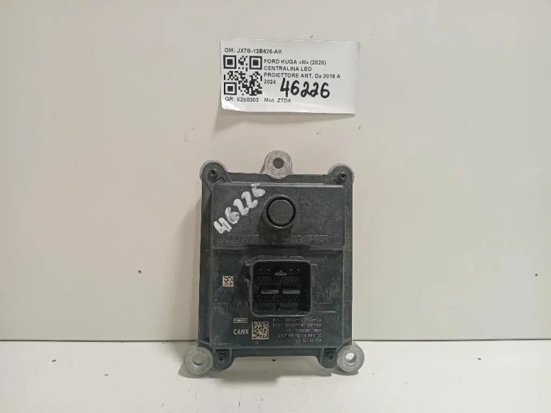 Centralina LED Proiettore ANT JX7B-13B626-AK Ford KUGA III 2020