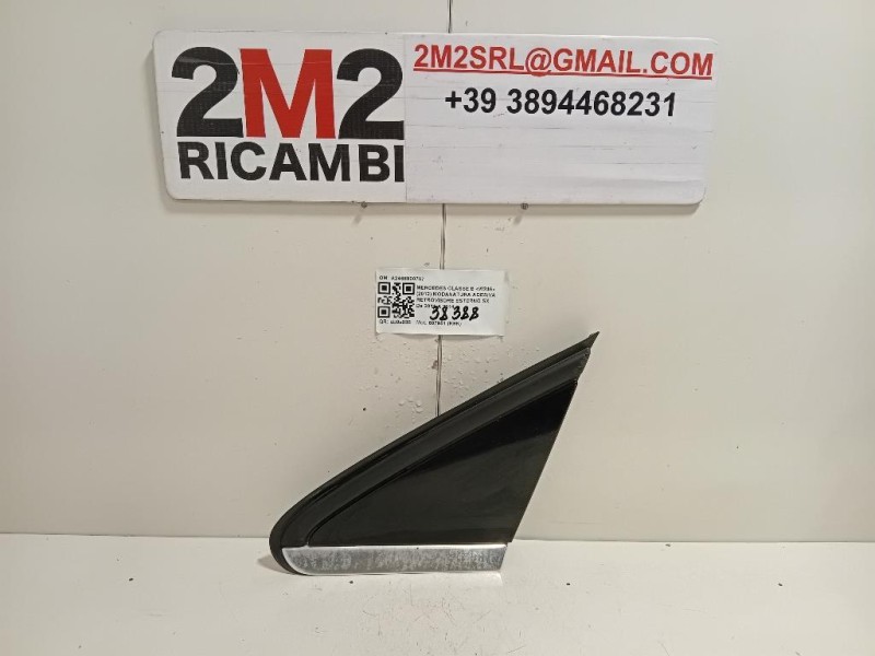 Modanatura Adesiva Retrovisore Esterno SX A2466900787 Mercedes Classe B W246 2012