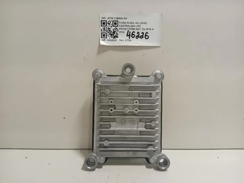 Centralina LED Proiettore ANT JX7B-13B626-AK Ford KUGA III 2020