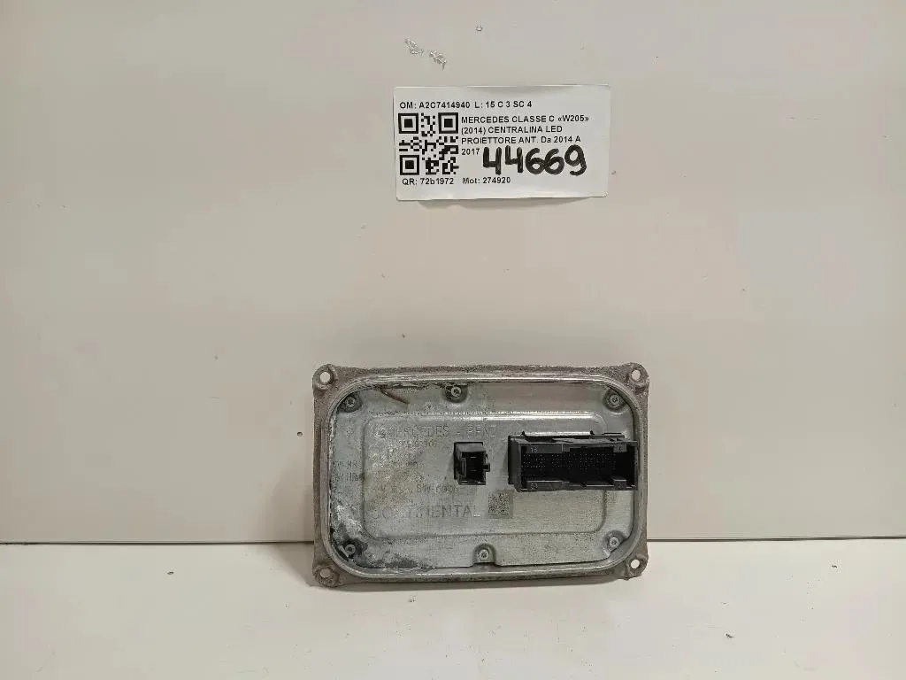 Centralina LED Proiettore ANT A2C7414940 Mercedes Classe C W205 2014