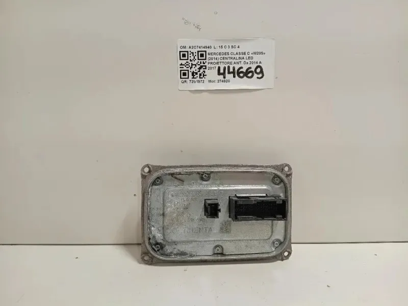 Centralina LED Proiettore ANT A2C7414940 Mercedes Classe C W205 2014