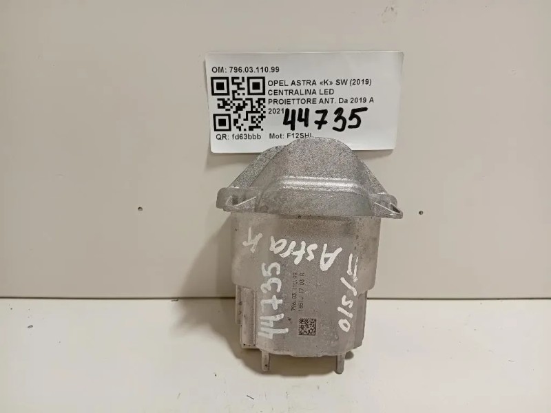 Centralina LED Proiettore ANT 7960311099 Opel Astra K SW 2019