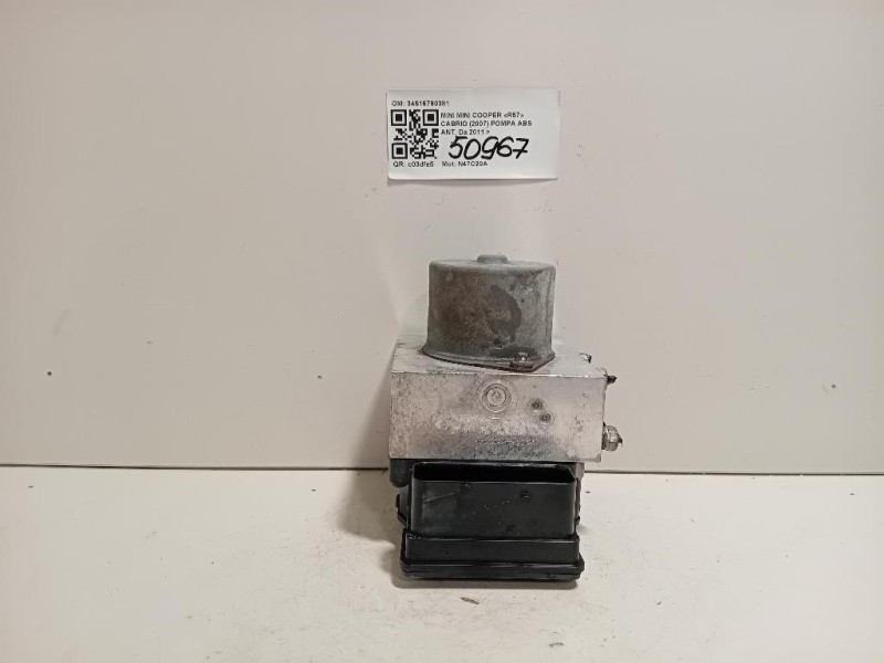 Pompa ABS ANT 34516790381 Mini MINI Cooper R57 Cabrio 2007