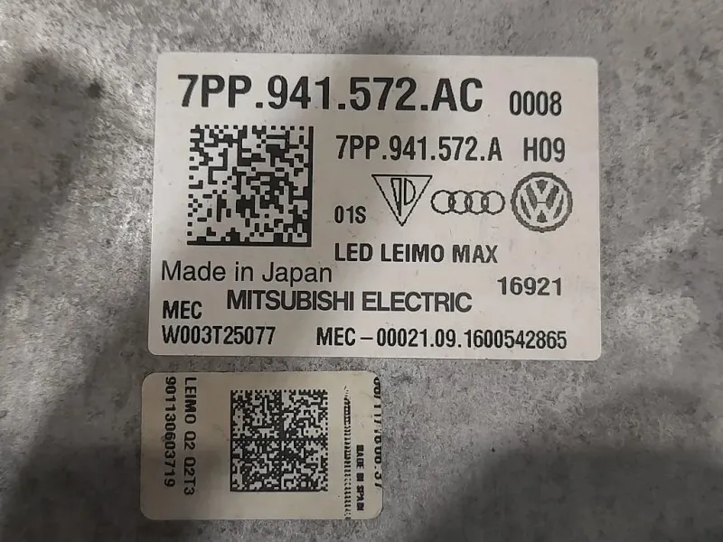 Centralina LED Proiettore ANT DX 7PP841572AC Audi Q2 GAB 2016