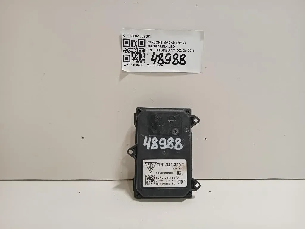 Centralina LED Proiettore ANT DX 99161832303 Porsche Macan 2014