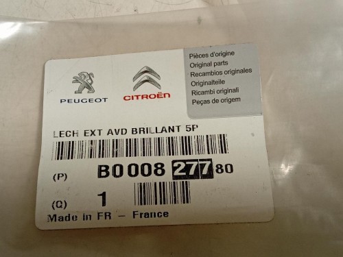 Modanatura Estraschiavetro Porta ANT DX B000827780 Citroen C1 II 2014