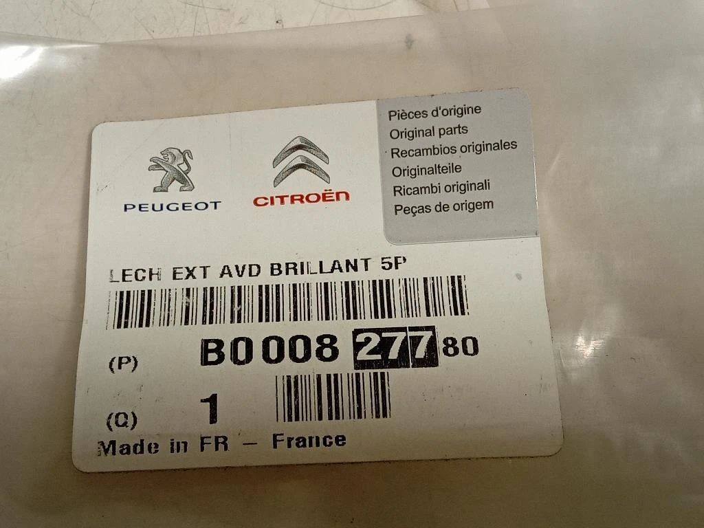 Modanatura Estraschiavetro Porta ANT DX B000827780 Citroen C1 II 2014