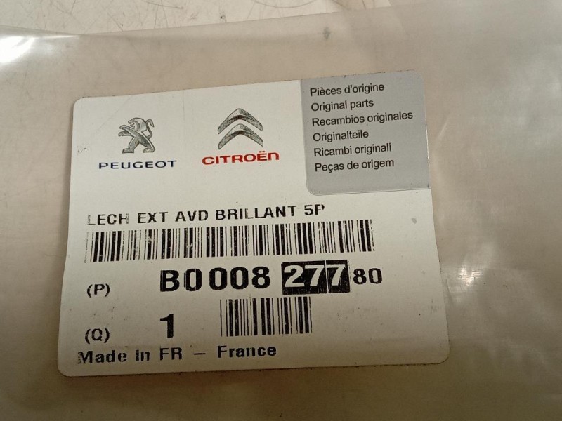 Modanatura Estraschiavetro Porta ANT DX B000827780 Citroen C1 II 2014