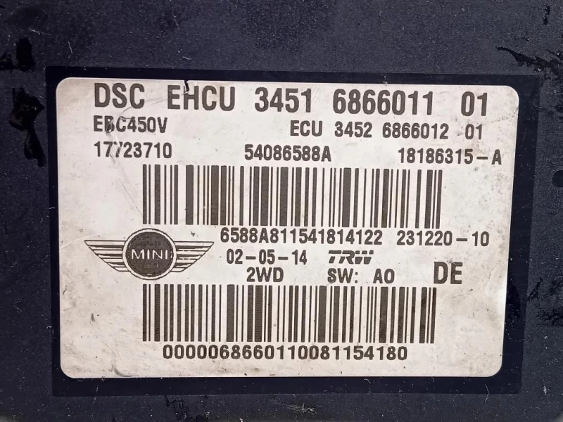 Pompa ABS ANT 3451 6866011 Mini MINI Paceman R61 2013