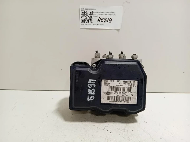 Pompa ABS ANT 3451 6866011 Mini MINI Paceman R61 2013