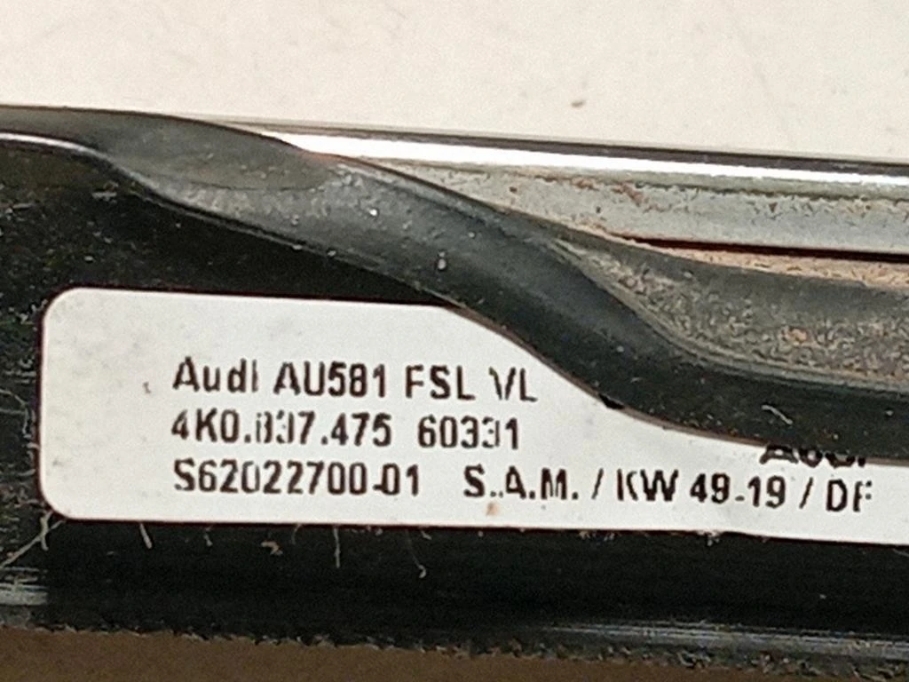 Modanatura Estraschiavetro Porta ANT SX 4K0 837 475 Audi A6 4GD Avant 2016