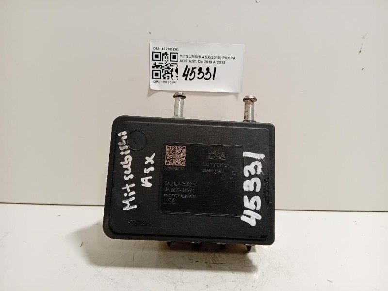 Pompa ABS ANT 4670B262 Mitsubishi ASX I 2010