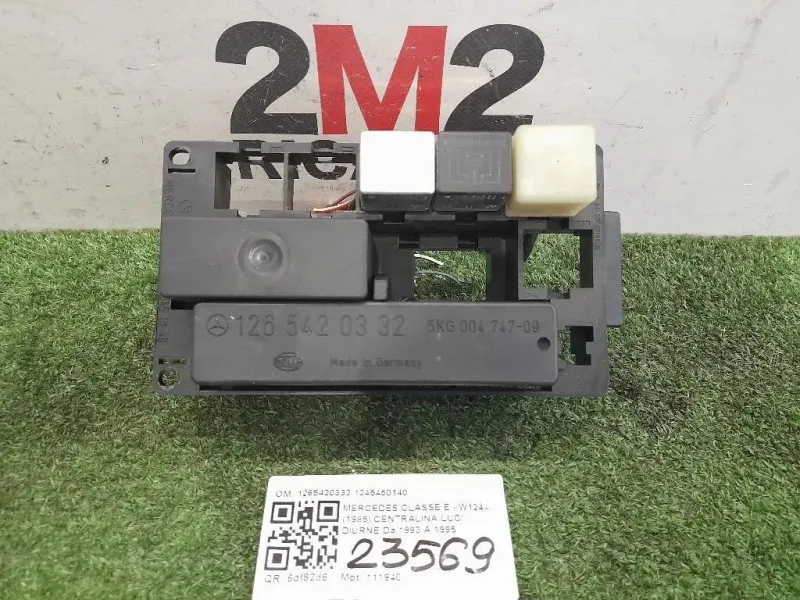 Centralina LUCI Diurne 1265420332 1245450140 Mercedes Classe E W124 1985