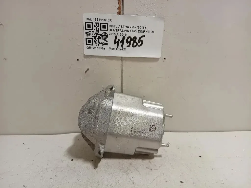 Centralina LUCI Diurne 165111603R Opel Astra K 2016