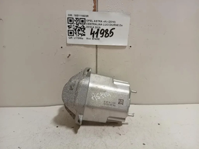 Centralina LUCI Diurne 165111603R Opel Astra K 2016