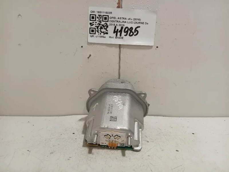 Centralina LUCI Diurne 165111603R Opel Astra K 2016