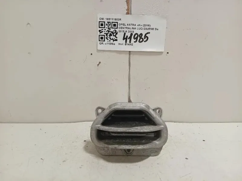 Centralina LUCI Diurne 165111603R Opel Astra K 2016