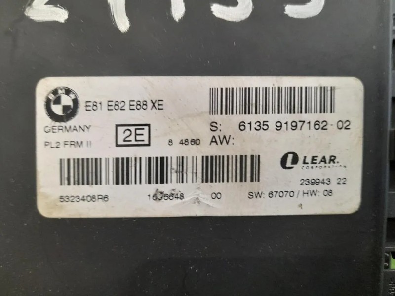 Centralina LUCI Interne 61359197162 Bmw Serie 1 E81 Berlina 2005