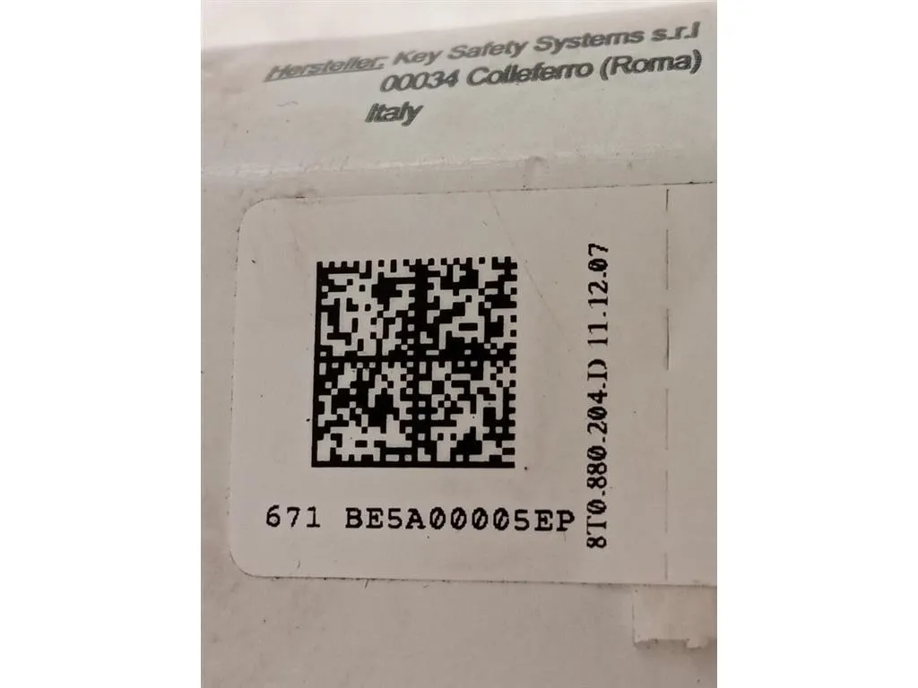 Air-bag Passeggero 8T0 880 204 D Audi A5 8T3 2008