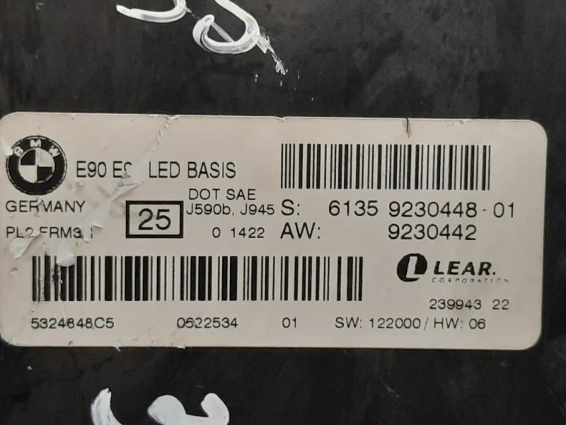 Centralina LUCI Interne 61359251487 Bmw Serie 1 E82 Coupe 2005