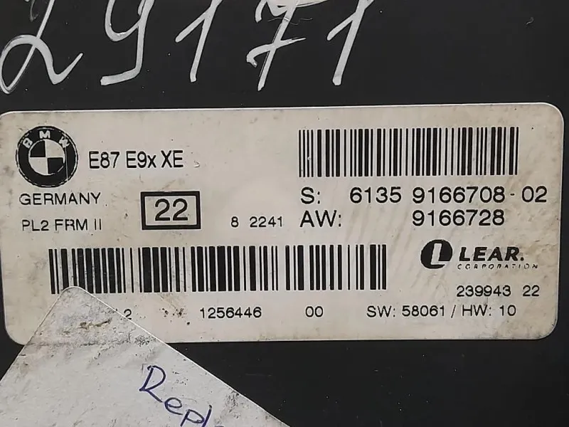 Centralina LUCI Interne 61359166728 Bmw Serie 1 E87 Berlina 2005