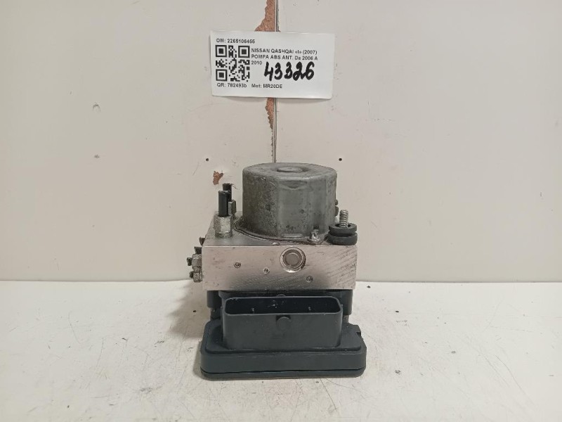Pompa ABS ANT 2265106455 Nissan Qashqai I 2007