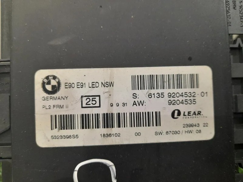 Centralina LUCI Interne 9204532 9204535 Bmw Serie 3 E90 Berlina 2005