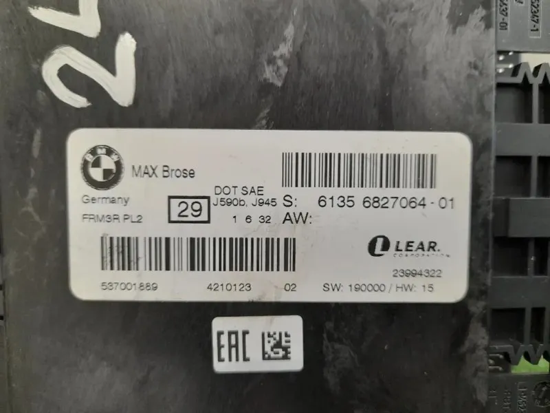Centralina LUCI Interne 61356827064 Bmw Serie 3 E92 Coupe 2007