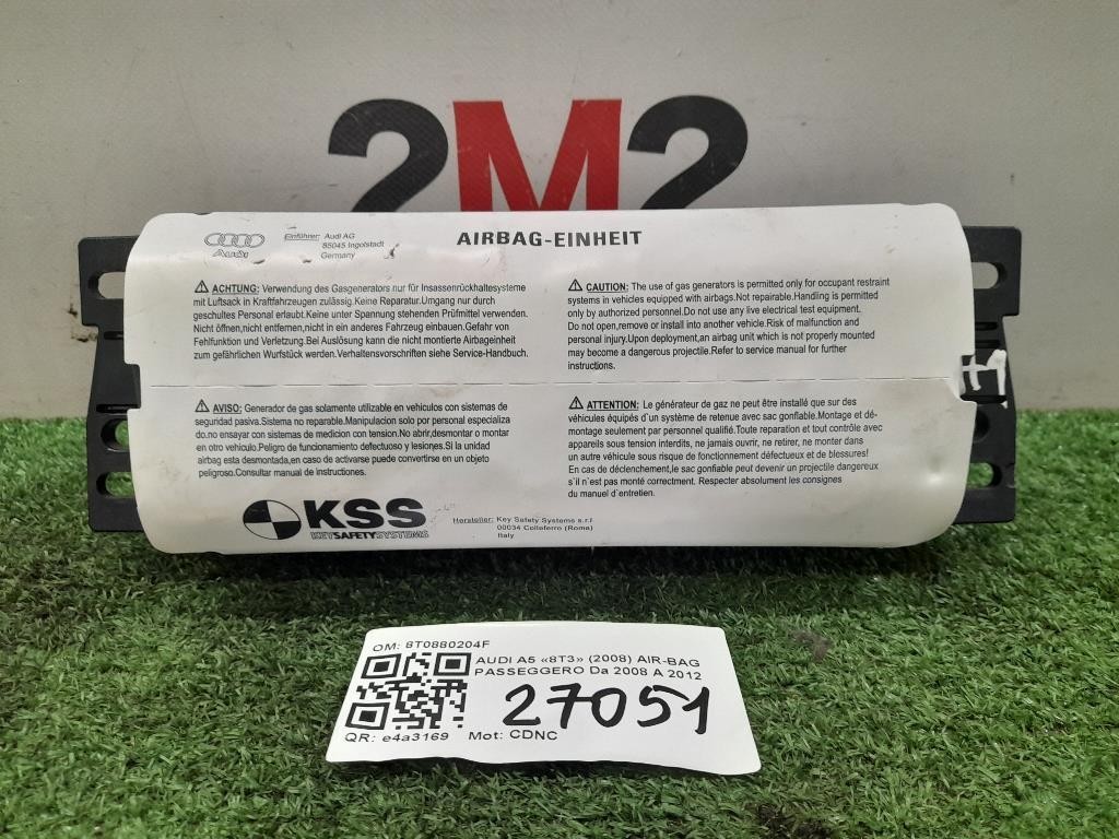 Air-bag Passeggero 8T0880204F Audi A5 8T3 2008