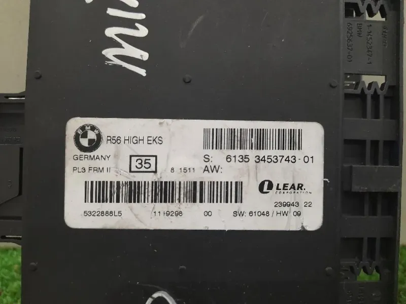 Centralina LUCI Interne 61353453743 Mini MINI Clubman R55 2008