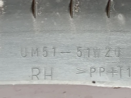 Modanatura Paracolpi Parafango ANT DX UM51-51W20 Ford Ranger I 1999