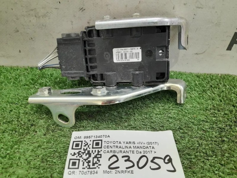 Centralina Mandata Carburante 8957134070A Toyota Yaris IV 2017