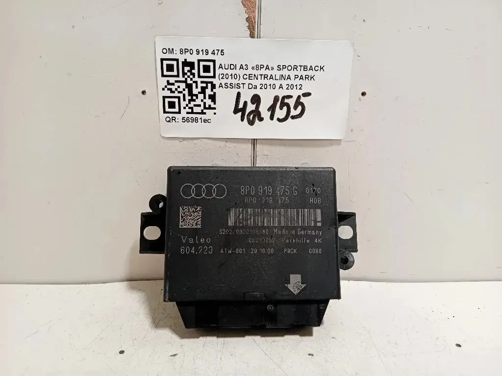 Centralina PARK Assist 8P0 919 475 Audi A3 8PA Sportback 2010
